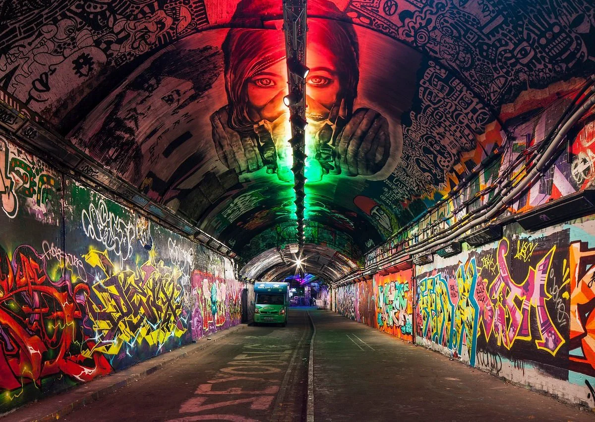 Street Art in Leake Street Tunnel