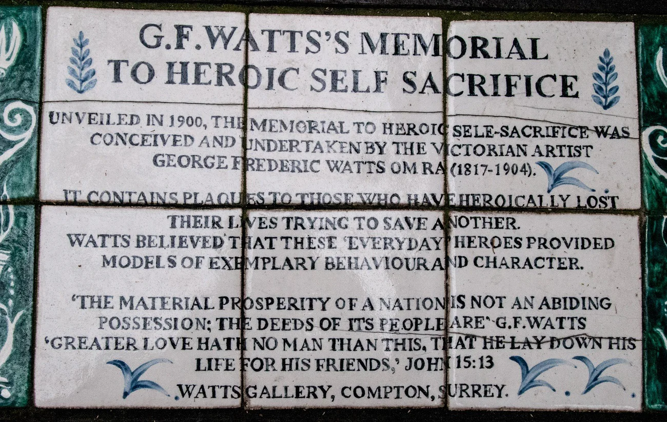 Postman's Park Memorials