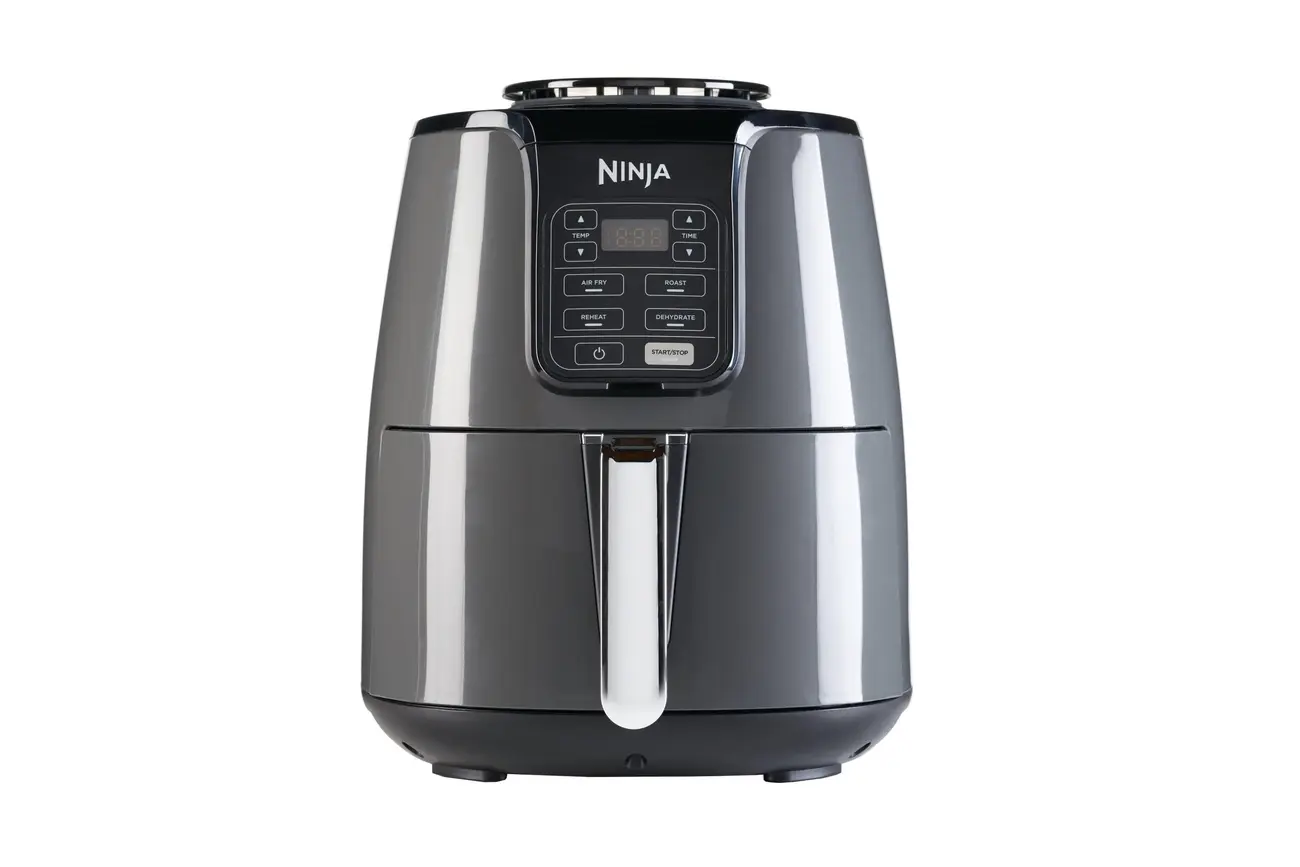 Grey Ninja Air Fryer AF100UK model shown front-on
