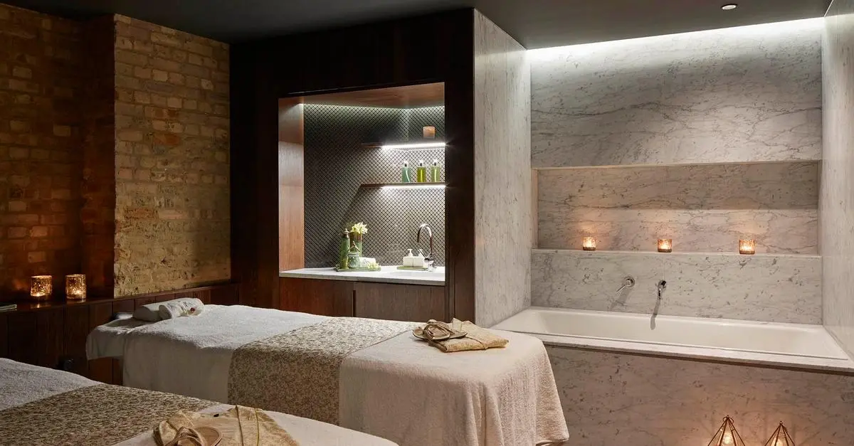 Serene vitality pool area within the J Wellness Circle Spa at Taj 51 Buckingham Gate