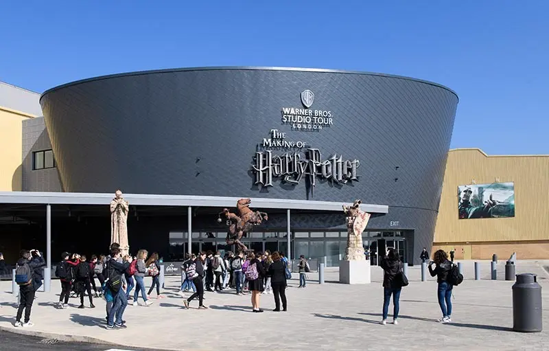 Entrance to Warner Bros. Studio Tour London, a magical Thing to Do in London with Kids