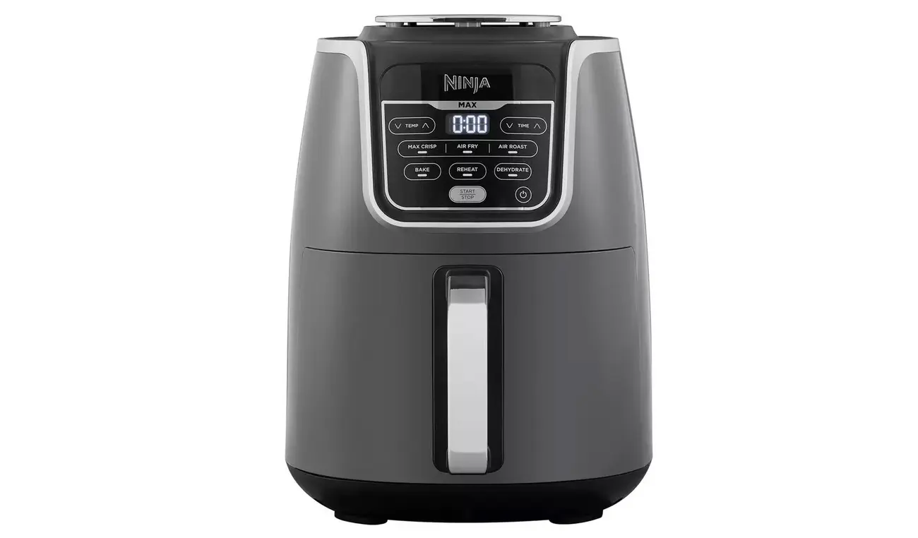 Grey Ninja Air Fryer MAX AF160UK model front-on