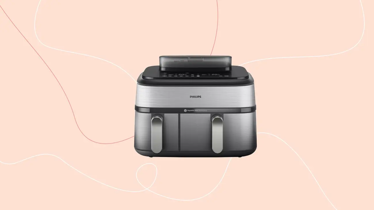 Philips 5000 Series steam air fryer with dual baskets